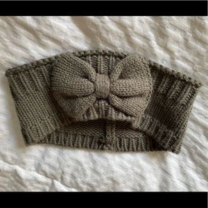 Knit Bow Headband